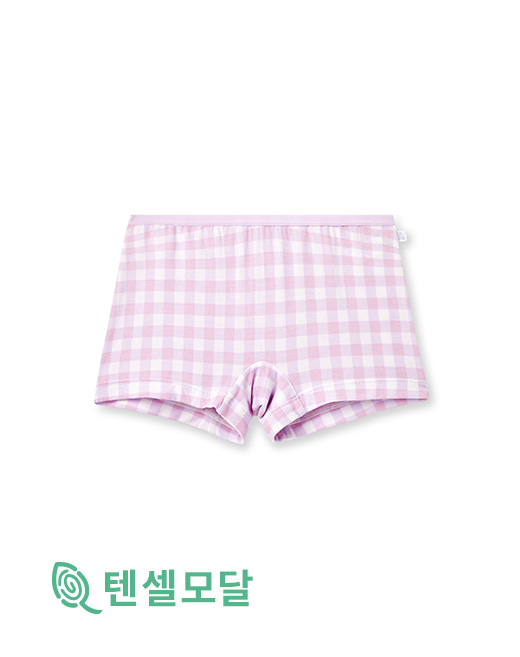 여아 주니어 모달 체크 드로즈 IS44 - 상품 이미지