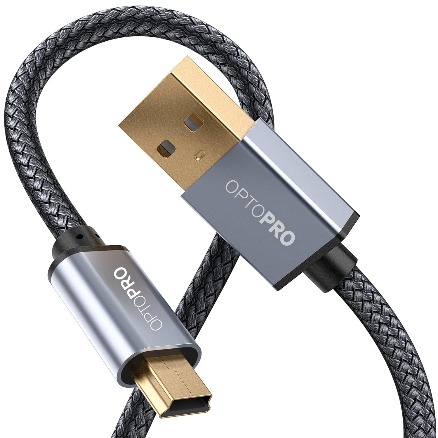 옵토프로 USB 2.0 미니5핀 외장하드 카메라 하이패스 케이블 0.3m - 상품 이미지