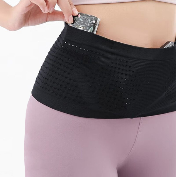 [이거찜] 탄력 플립벨트 러닝 벨트 허리 밴드 플립 런닝 마라톤 밴드형 가방 - 상세 이미지 4
