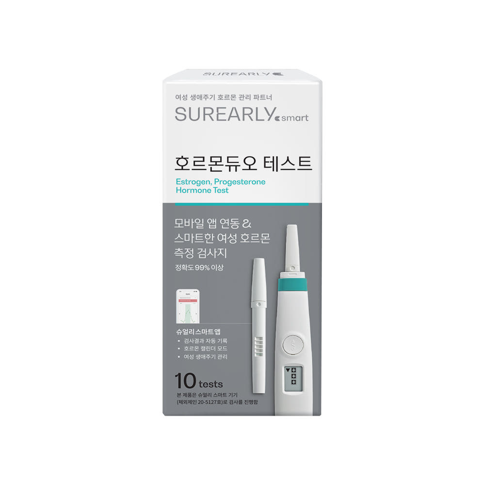슈얼리 스마트 여성호르몬 테스트 호르몬 듀오(10개입) 에스트로겐, 프로게스테론 - 상세 이미지 3