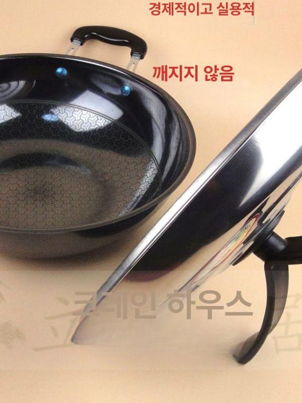 대형냄비뚜껑 스텐 덮개 프라이팬 멀티 지름 31cm - 상세 이미지 4
