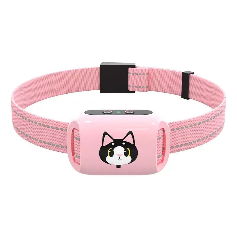 울음방지기 고양이 애완동물 충전식 목걸이 진동 반려견 스마트 야옹 방지 목걸이 0-36cm조절가능 - 상품 이미지