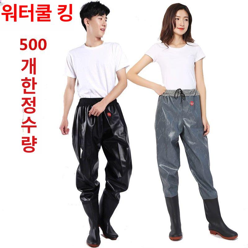 갯벌체험옷 갯벌 체험복 낚시 전신 초등 방수 일체형 85 블루 두꺼운 허벅지 바지 46 - 상세 이미지 4