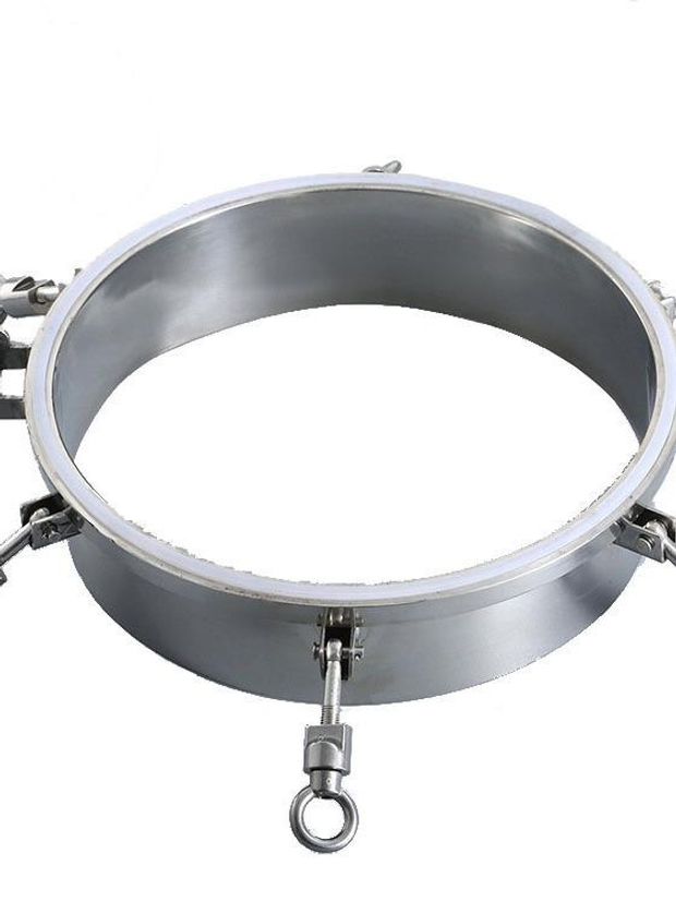 발효탱크 뚜껑 304 스텐 커버 맨홀 라운드 압력 DN300 304 플랜지 20mm 4개 - 상세 이미지 3