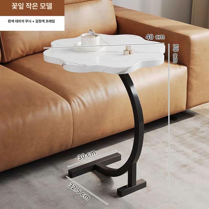 원목 티테이블 타원형 탁자 찻상 다과상 밥상 거실 소파테이블 - 상세 이미지 5