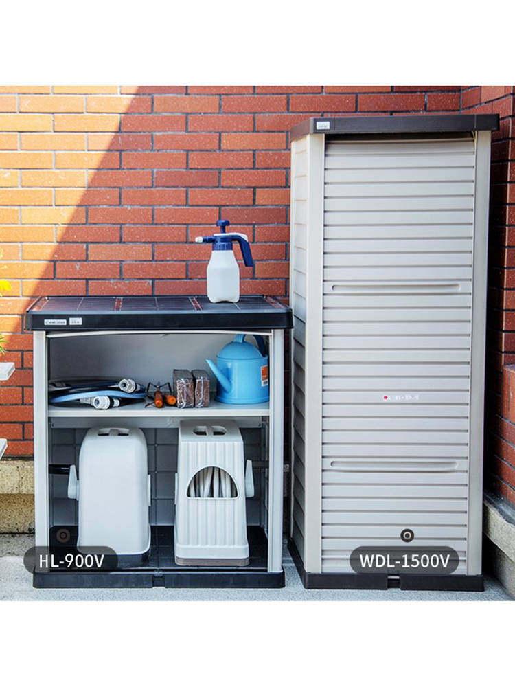 야외용 농기구보관함 미닫이 수납장 발코니 80cm 800V 독립 칸막이 1 1 개 - 상세 이미지 5
