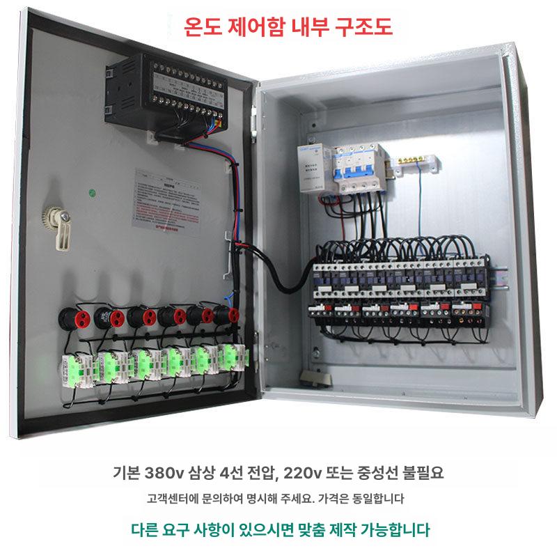 온실 온도조절 컨트롤박스 분전함 비닐하우스 배전함 자동개폐기 미국산 센서 제어상자 분전반 - 상세 이미지 3