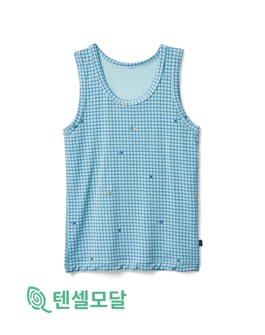 남아 주니어 모달 심플 체크 런닝 HS08 - 상품 이미지