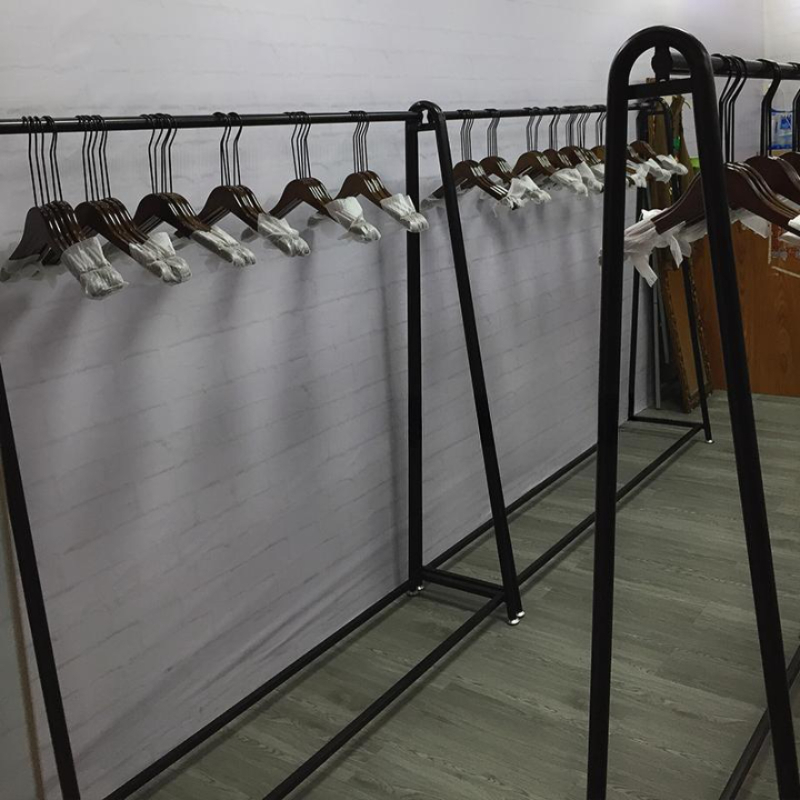 한복 행거 웨딩드레스 옷가게 진열대 매장용 스튜디오 디피 높이조절 - 상품 이미지
