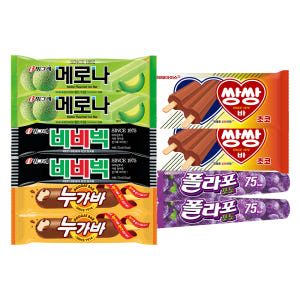 [인기 5종 구성] 빙그레·해태 아이스크림 종합세트 (메로나/비비빅/누가... 맛있게 먹은 솔직 후기 - 상품 이미지 1