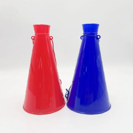 ROSEPAPA 응원 확성기 플라스틱 원뿔형 스포츠 행사 이벤트 야외 활동 축제 홍보 휴대 간편