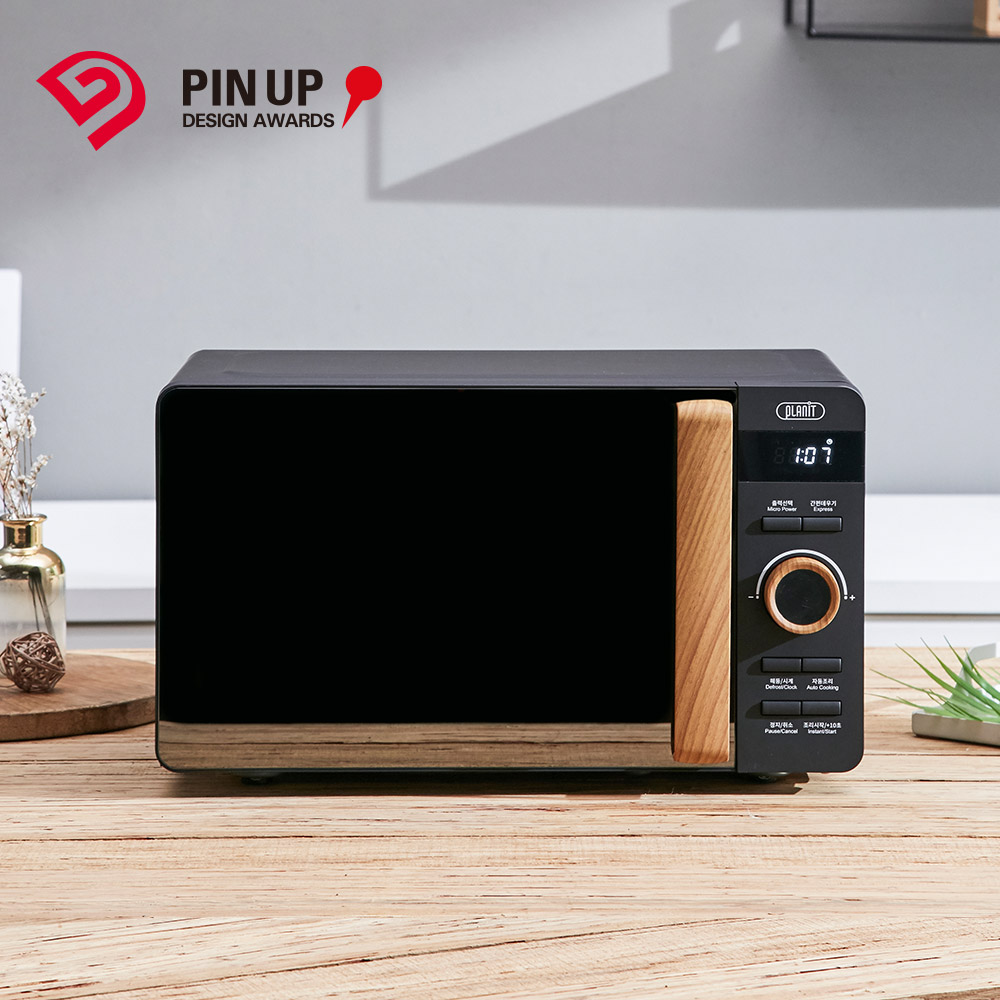 플랜잇 전자레인지 20L 미니 소형 원룸 예쁜 감성 PMW-S20L 블랙 제품 이미지