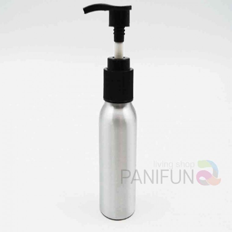 지니몰 펌프공병 50ml 알루미늄공병 앰플용기 화장품용기 화장품소분용기 미니공병 여행용공병 휴대용공병 샘플공 - 상품 이미지