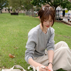 [자체제작] (국내제작) (MADE기계세탁OK) 2타입 라운드 브이넥 펜... 착용 후기 | 사이즈/핏 총정리 - 상품 이미지 2