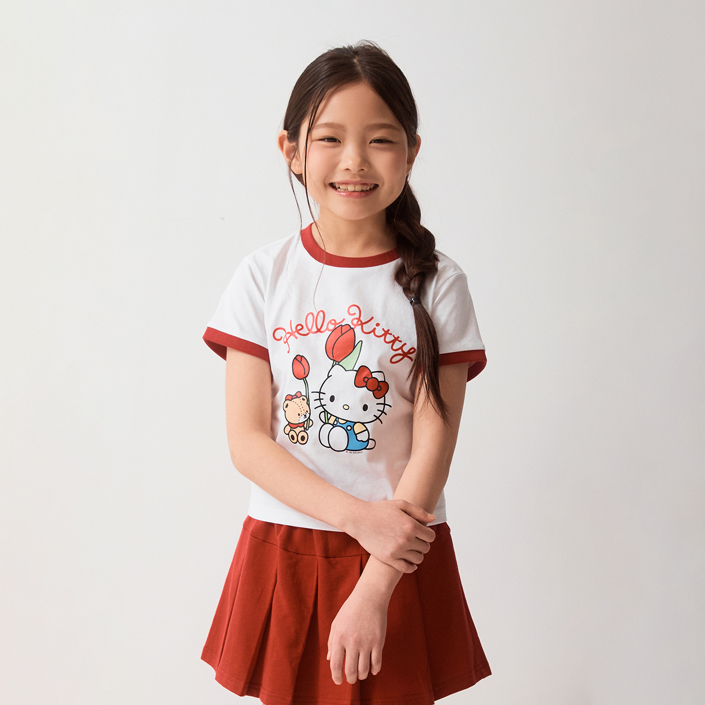 [당일출고][산리오캐릭터즈] 스파오키즈 산리오캐릭터즈 스커트 상하세트 SPSMG25KG1 제품 이미지