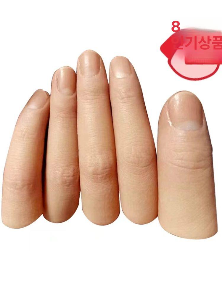 인공 의수 실리콘 골무 핑거 손가락 가짜 엄지 마술 실리콘의수 약지 인조손가락 소품 - 상세 이미지 2