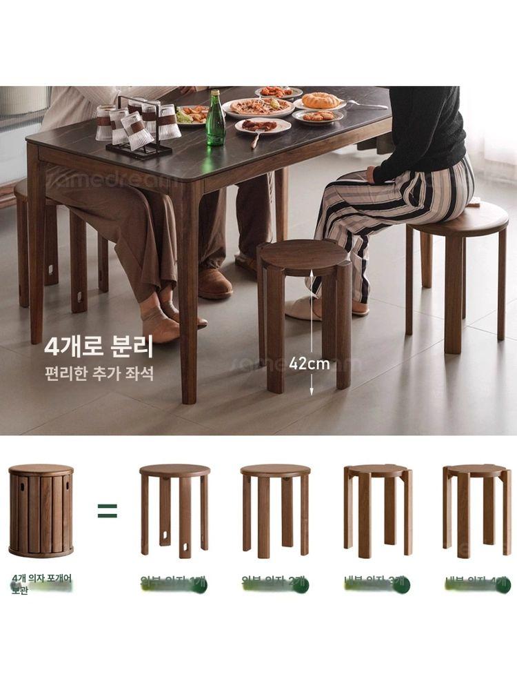 베란다 체어 의자 이동형 카페 원형 거실 공간활용 좌석 이미지 6