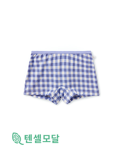 여아 주니어 모달 체크 드로즈 IS46 - 상품 이미지
