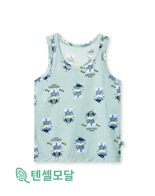 남아 주니어 모달 강아지 런닝 IF01 - 상품 이미지