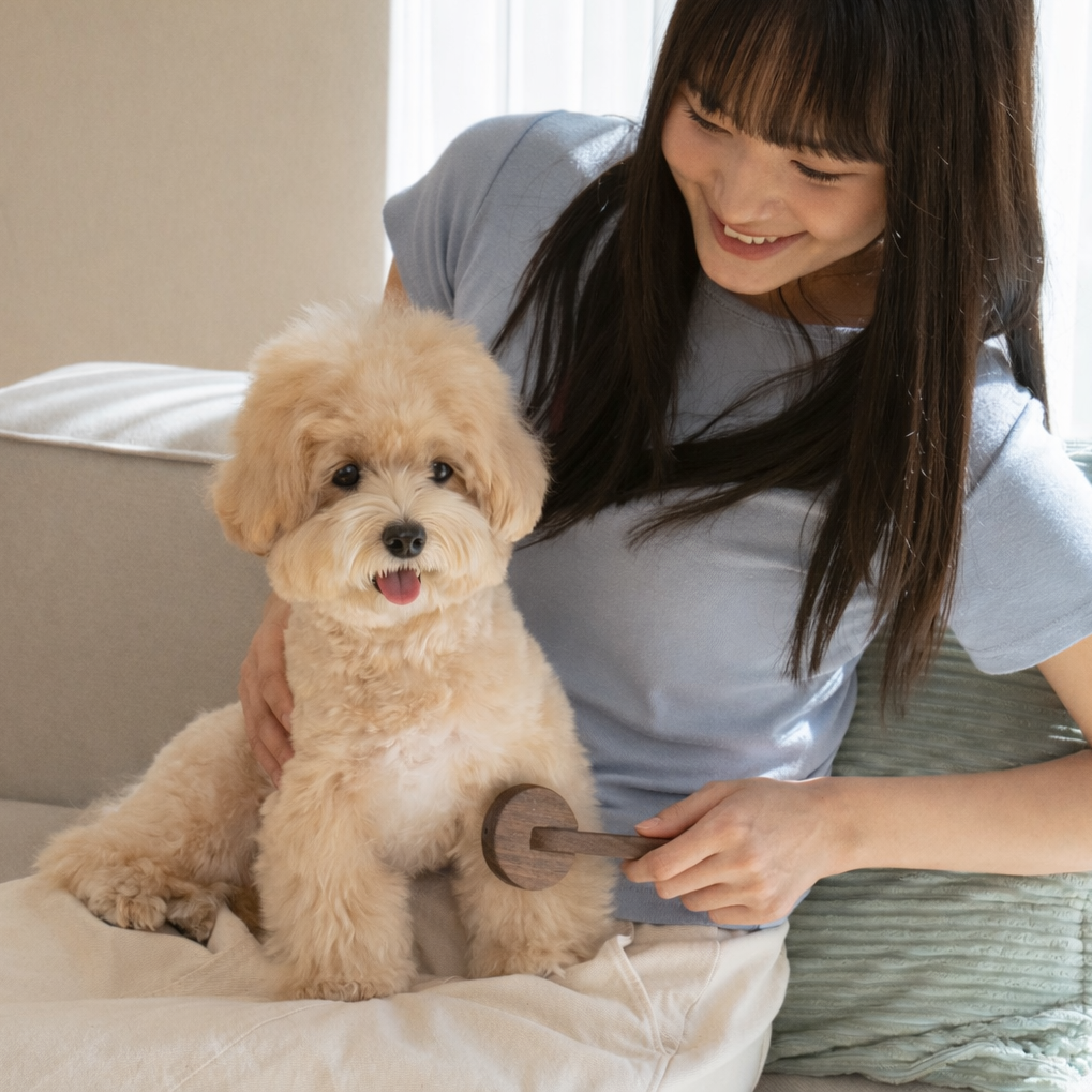 타이니무무 전문가용 엉킴해소 강아지빗 고양이빗 슬리커브러쉬 - 상세 이미지 5