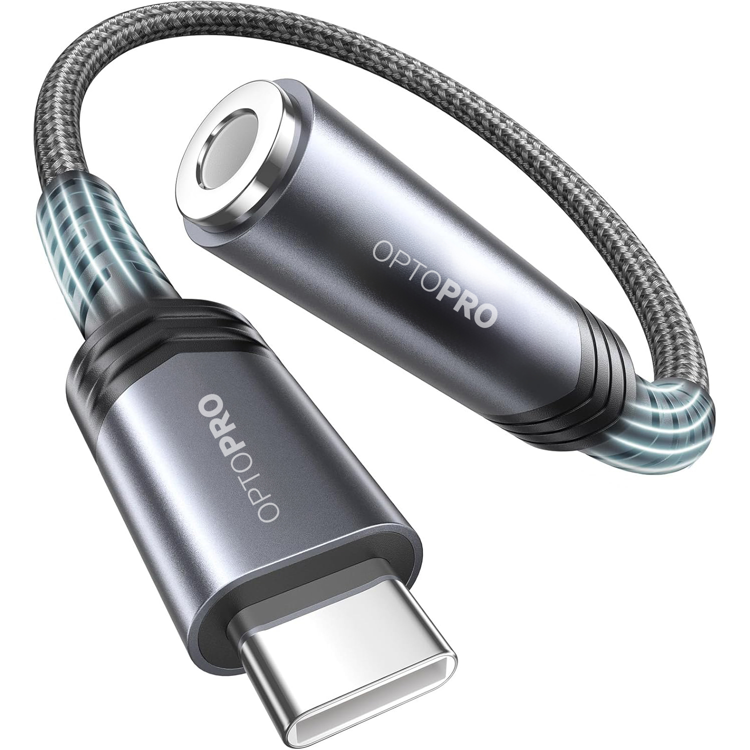옵토프로 USB C타입 to 3.5mm 삼성 갤럭시 이어폰잭 오디오 젠더 - 상품 이미지