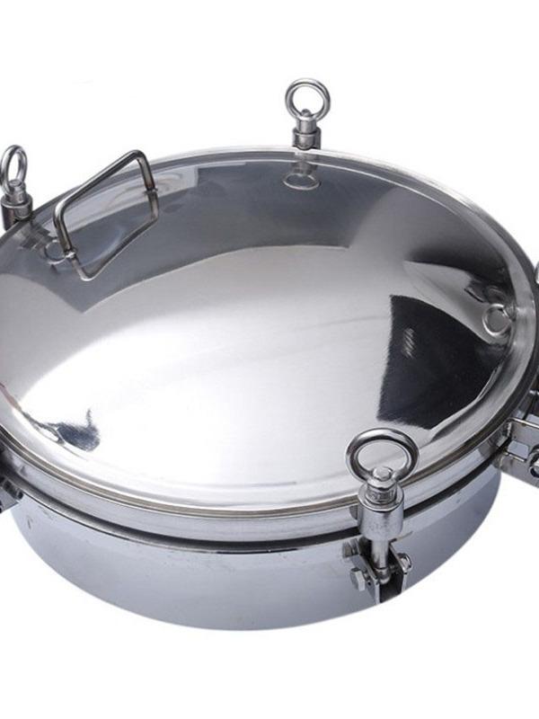 발효탱크 뚜껑 304 스텐 커버 맨홀 라운드 압력 DN300 304 플랜지 20mm 4개 - 상품 이미지