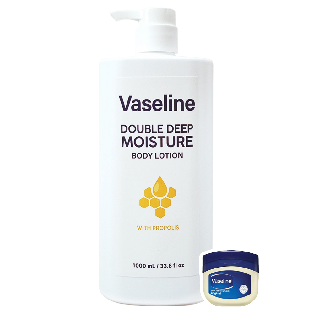 바세린 프로폴리스 더블 딥 모이스춰 바디로션 1L+바세린젤리100ML - 상품 이미지