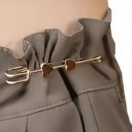 허리 사이즈 조절 핀 바지 치마 옷 수선 늘림 줄임 간편 착용 의류 조절 핀