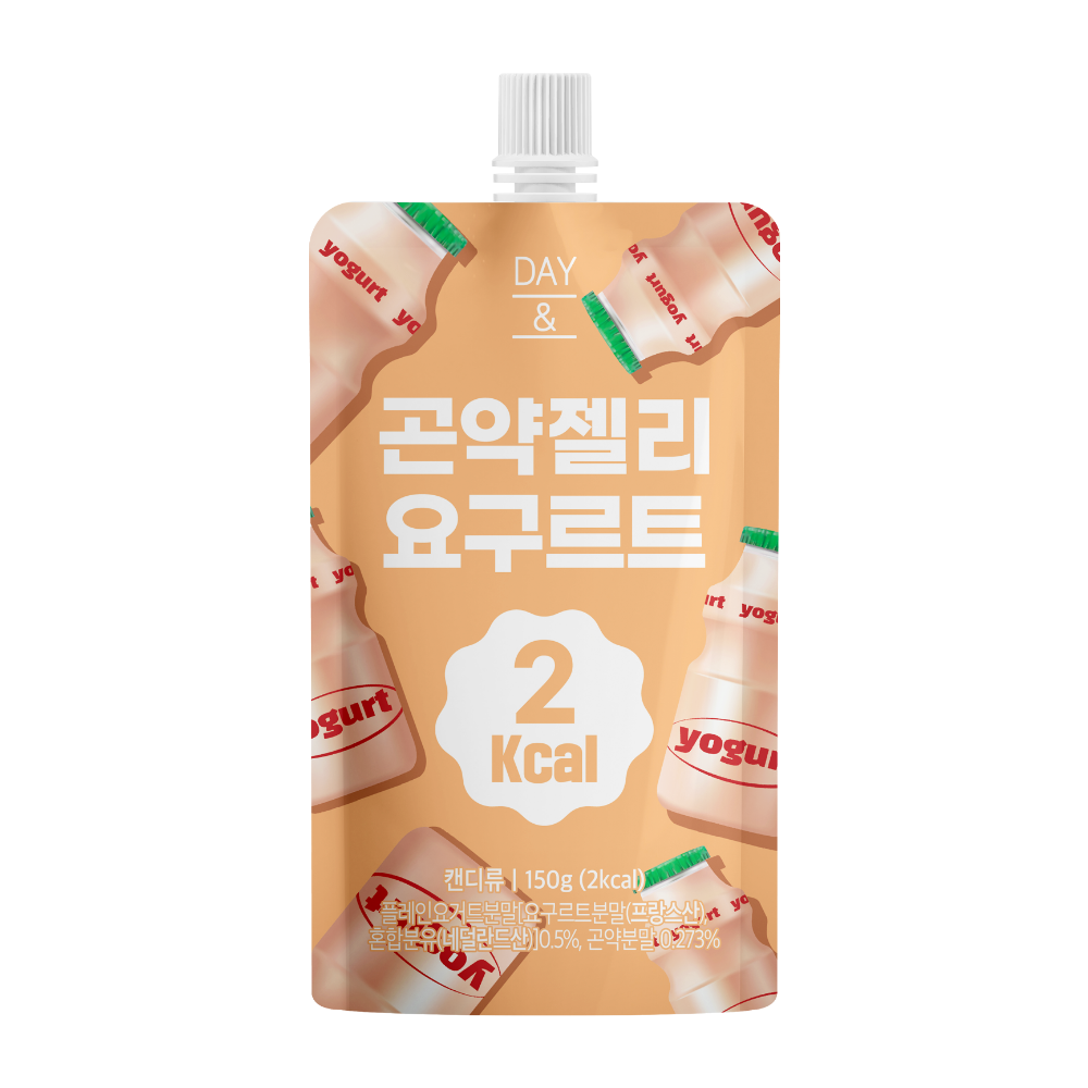 [저칼로리/2kcal] 데이앤 2칼로리 곤약젤리 10포 골라담기 요구르트, 150g, 10개 - 상품 이미지