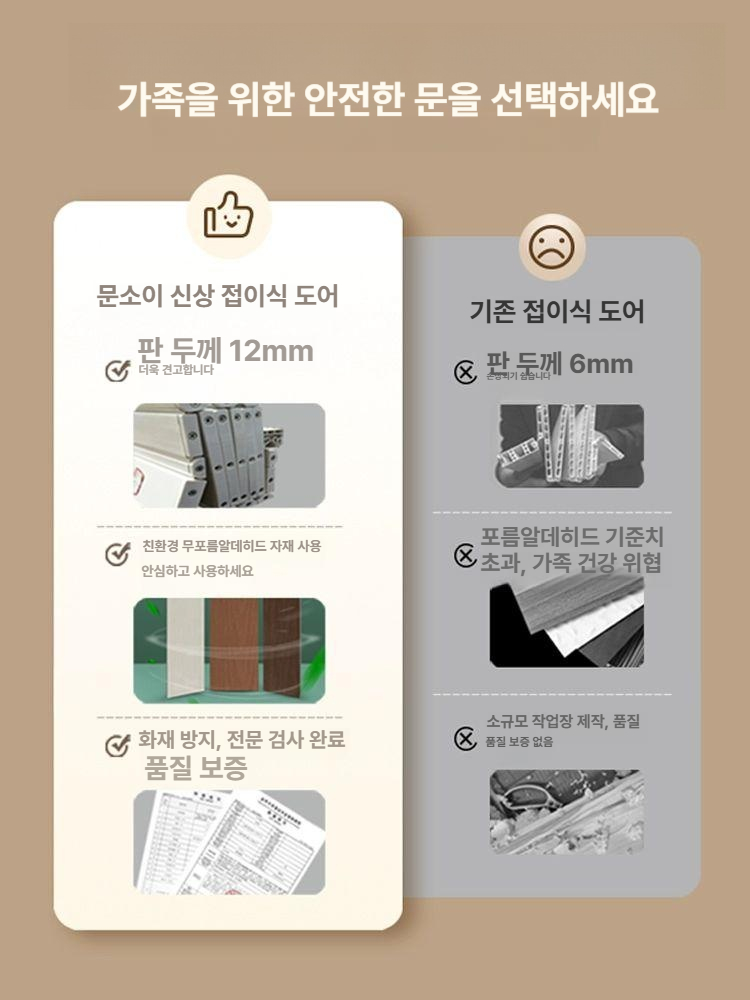 슬라이딩 도어 PVC 접이식 폴딩 미닫이문 욕실 칸막이 공간분리 - 상세 이미지 3