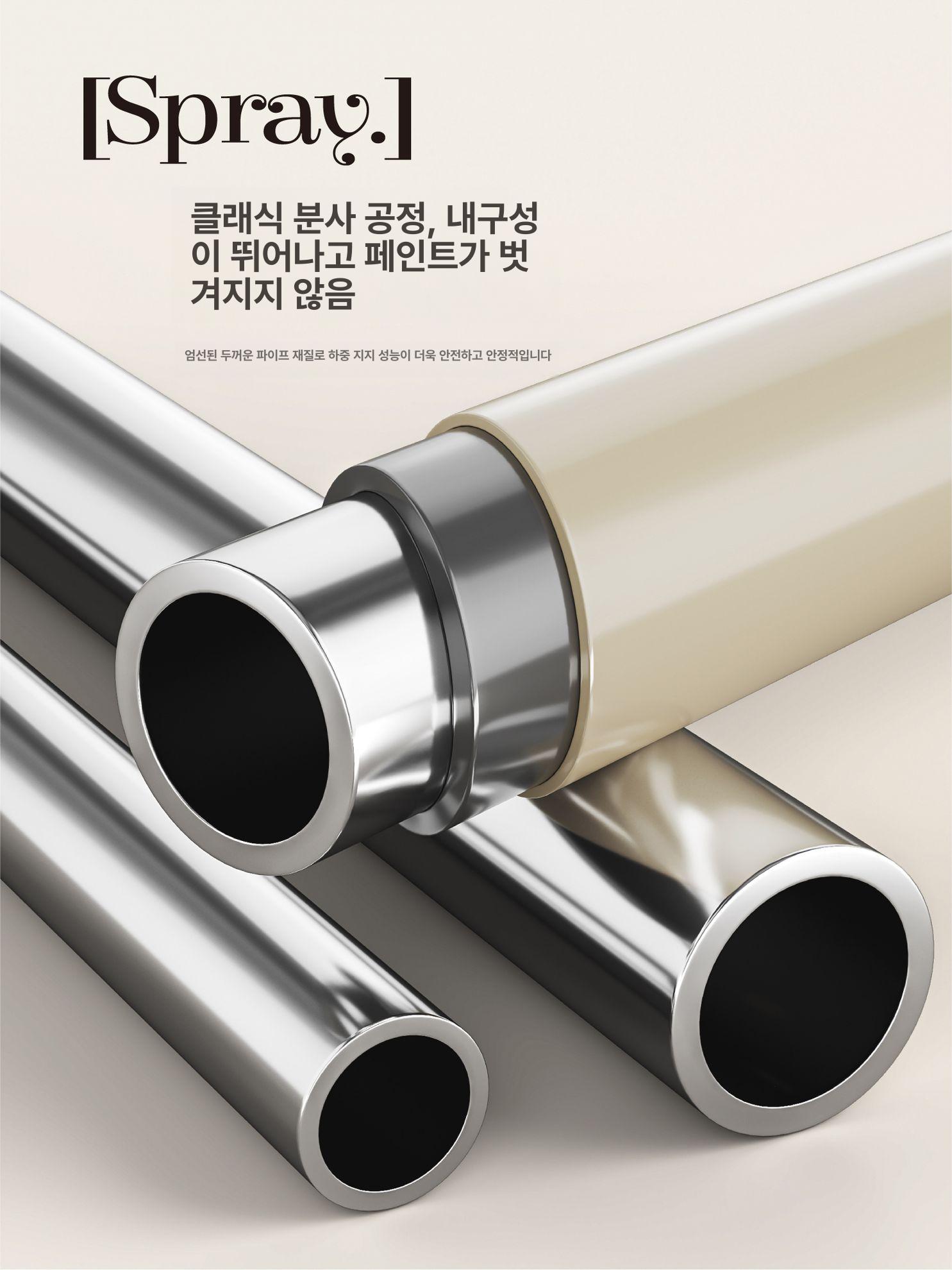 옷걸이 수납행거 이동식 모자 인테리어 가방걸이 원룸 드레스룸 컴팩트 - 상세 이미지 5