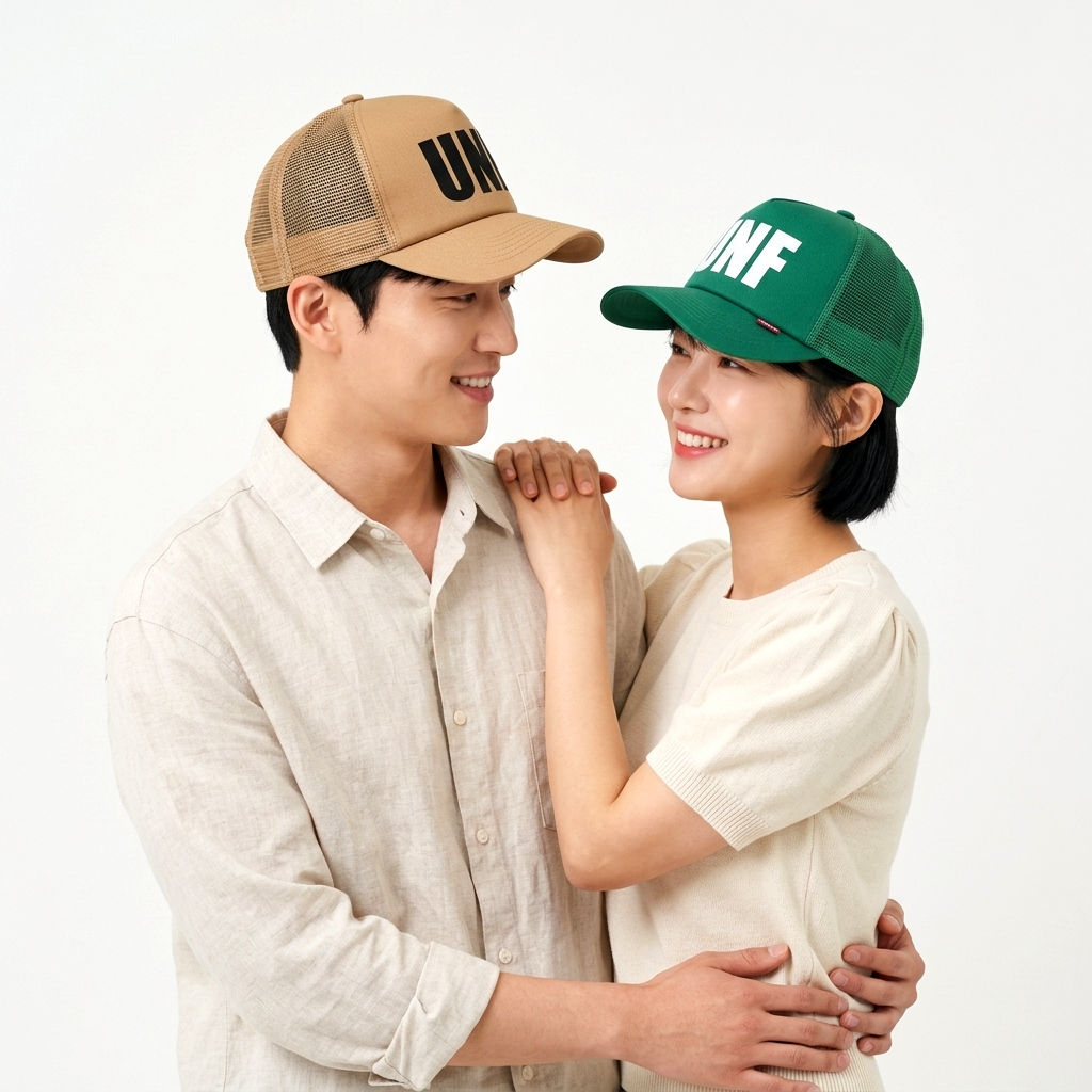 스포티 빅사이즈 메쉬캡 쿨링 통풍 프린팅 볼캡 - 상품 이미지
