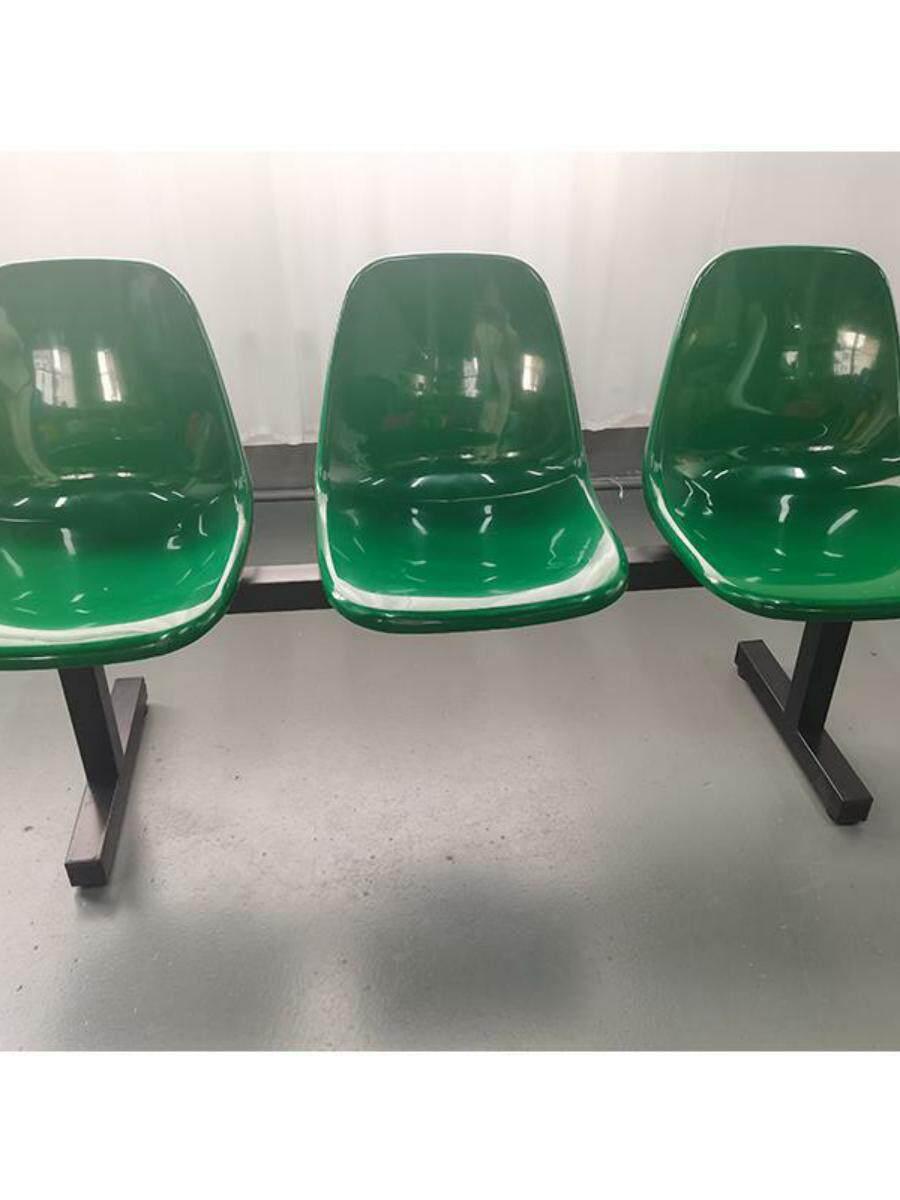 3인용 벤치 플라스틱 야외 의자 공원 카페 대기석 관람석 정류장 - 상세 이미지 5