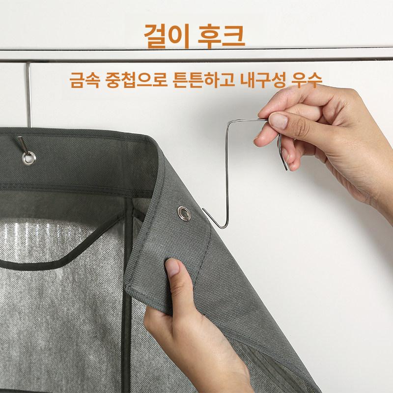 모자 보관함 모자걸이 정리 옷걸이 넥타이 랙 디스플레이 수납함 - 상세 이미지 2