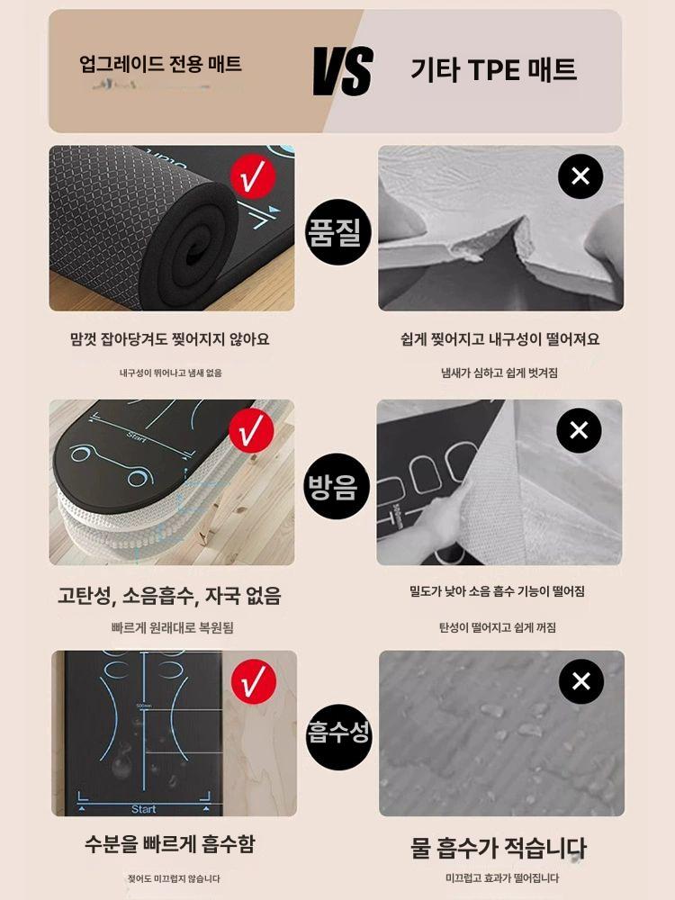 복근 매트 운동 요가 헬스기구 소프트 훈련 홈트레이닝 스트레칭 피트니스 - 상세 이미지 3