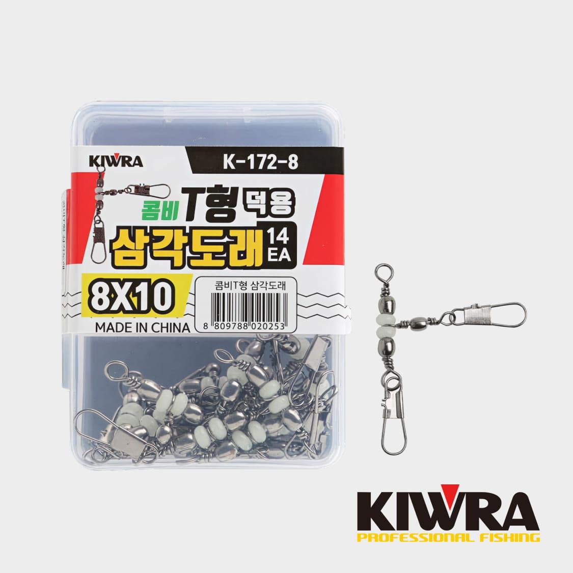 키우라 콤비T형 삼각도래 덕용 K-172 문어 쭈꾸미 도래 채비 - 상품 이미지