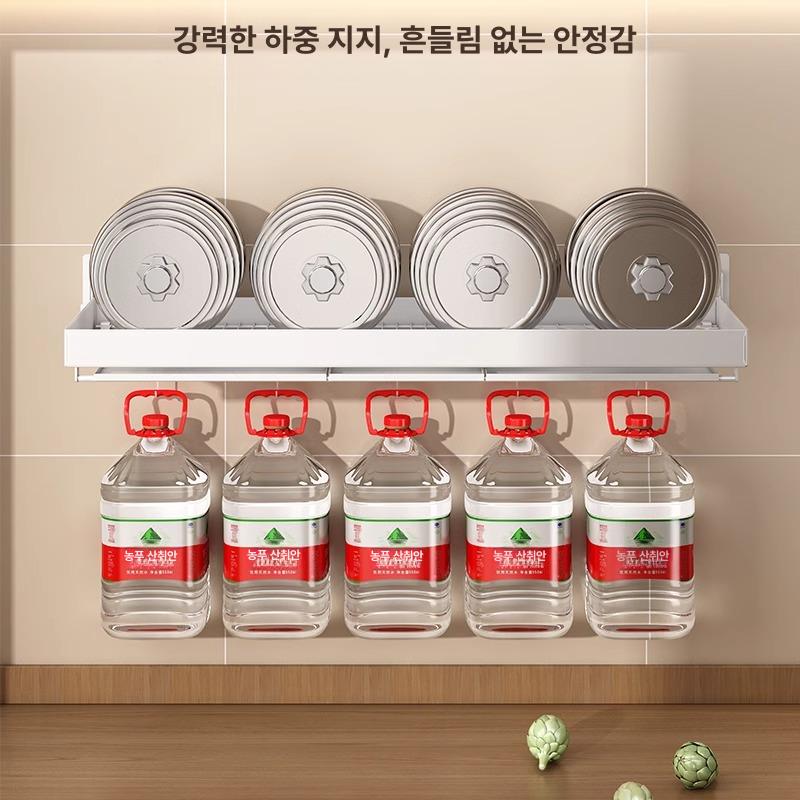 벽걸이 식기건조대 주방 설거지 그릇 접시 수납 랙 정리함 볼 컵받침 - 상세 이미지 5