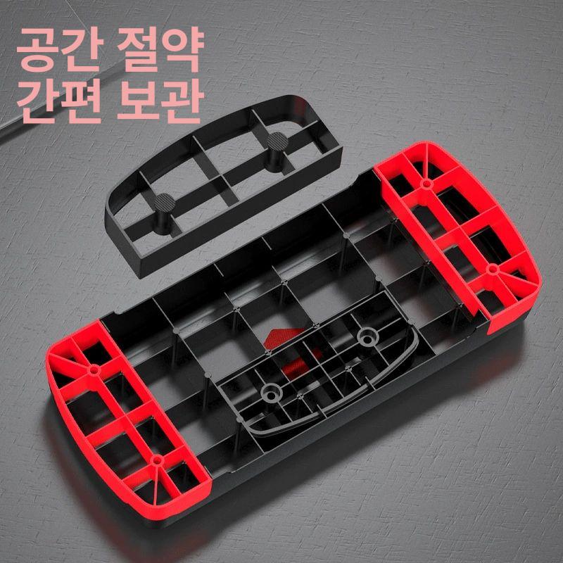 머신 발받침 운동 스트레칭 종아리 카프레이즈 발판 보드 앤 블랙 단층 성인 68x28x10cm A A - 상세 이미지 5