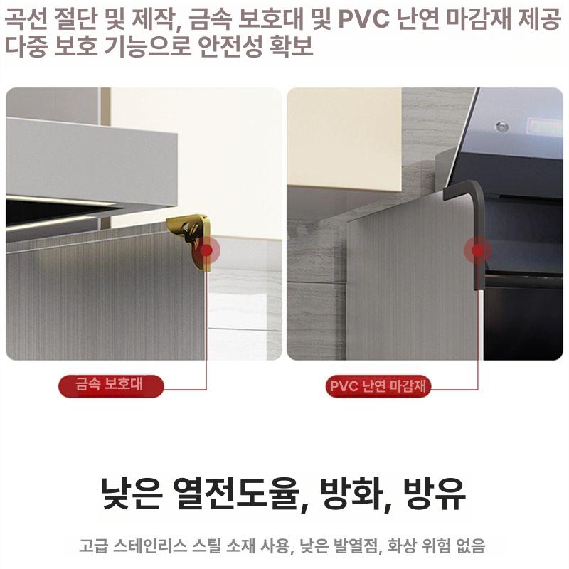 기름튐 가림막 대형 방지 스테인리스 곰탕 주방 단열 스크린 폴딩 - 상세 이미지 4