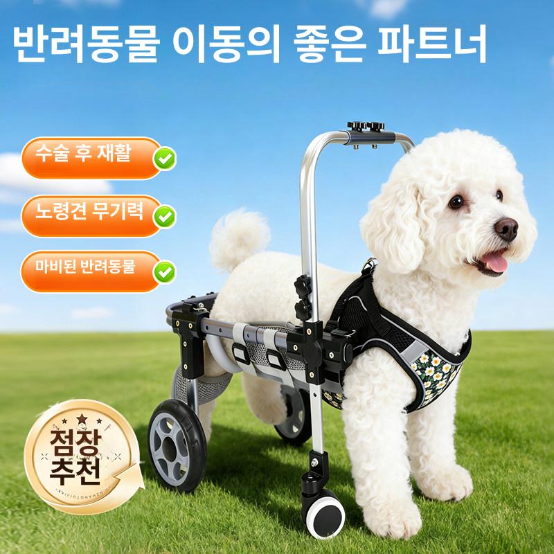 강아지 뒷다리 보행기 애견 재활 보조기 노견 보행 보조 - 상세 이미지 5