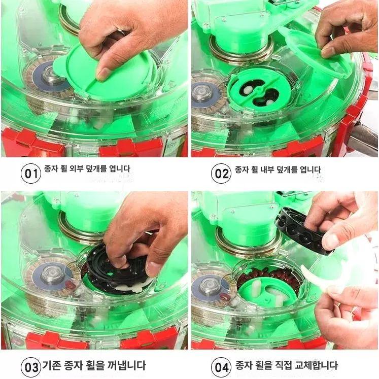 옥수수 파종기 콩심는기계 비료 참깨 씨앗 농업용 텃밭 씨뿌리기 바퀴식 - 상세 이미지 4