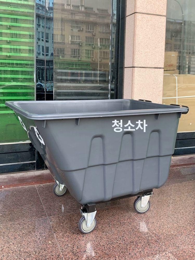 대형 이동 수레 400l 수거용 청소차 수레차 핸드카 리어카 구루마 카트 구르마 산업용 이미지 6