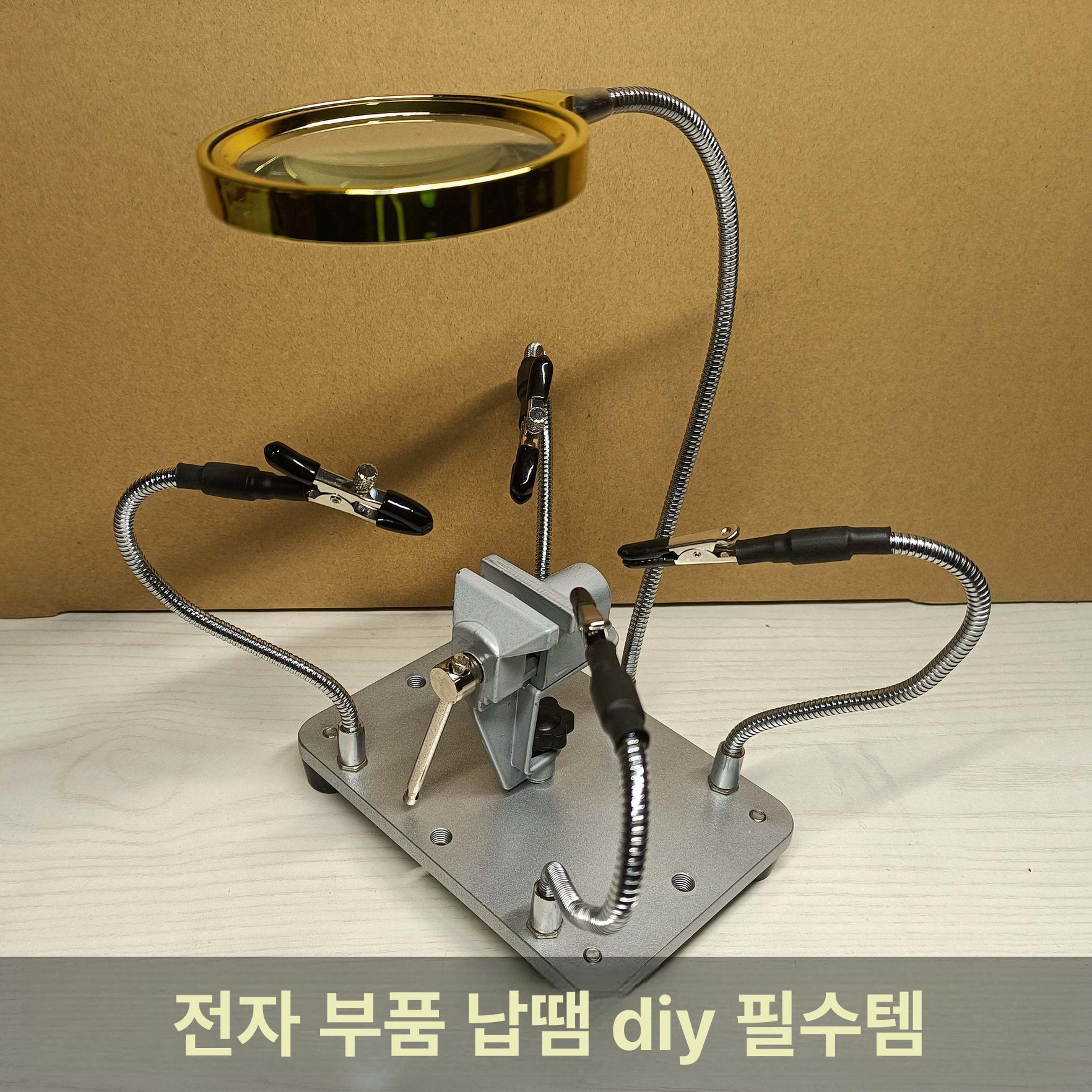 고정 바이스 납땜 클램프 인두 홀더 작업대 도구 거치대 브래킷 워크벤치 - 상세 이미지 2