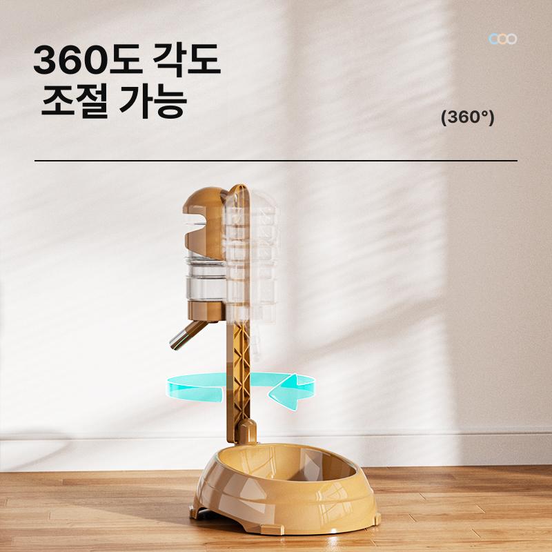 애완동물 음수대 고양이 급수대 정수기 스탠드 자동 물통 반려동물 식수대 - 상세 이미지 5