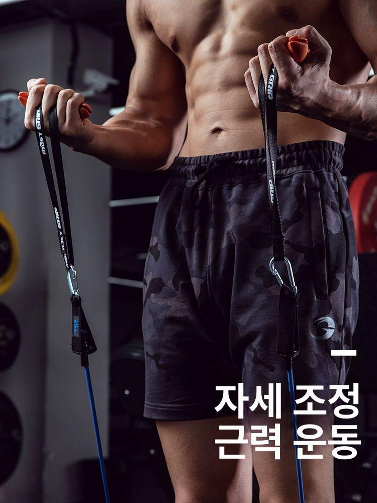 풀업바 그립 수평 스트랩 모델 1pc 저항 1 헬스 갈고리 케이블 헬퍼 - 상세 이미지 3