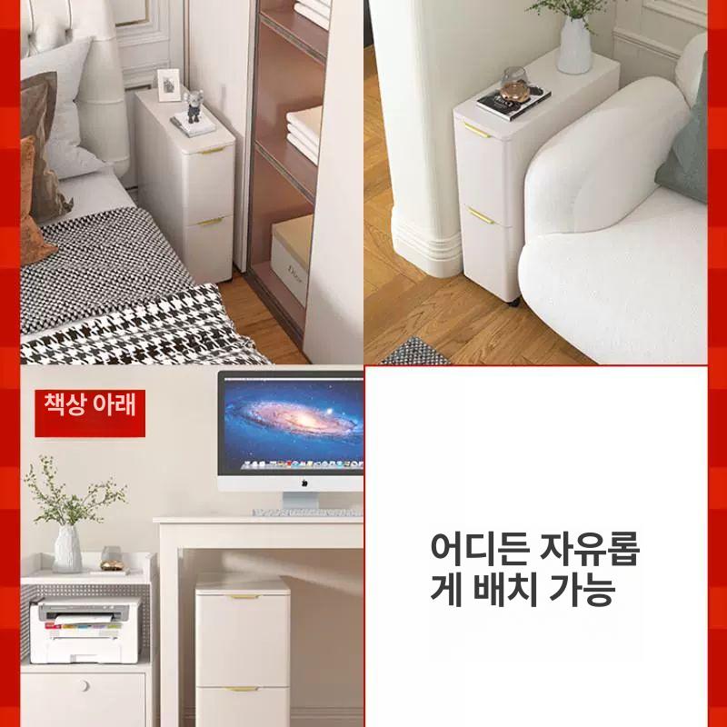 보조 테이블 거실 협탁 사이드 화이트 소파옆 티테이블 - 상세 이미지 4