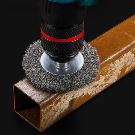 오스틴샵 전동드릴용 브러쉬 (라운드 생크/D타입) 6종세트 전동드릴용청소용브러쉬