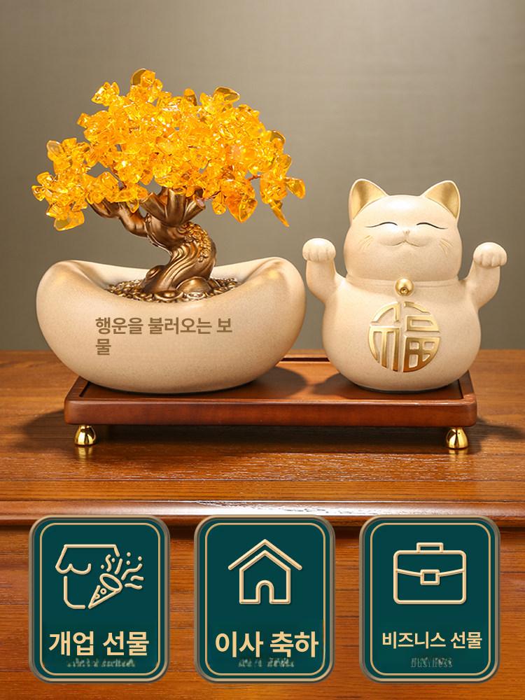 황금 금전수 돈나무 화분 개업 선물 집들이 금전운 거실 식당 술집 인테리어 개업선물 - 상세 이미지 3