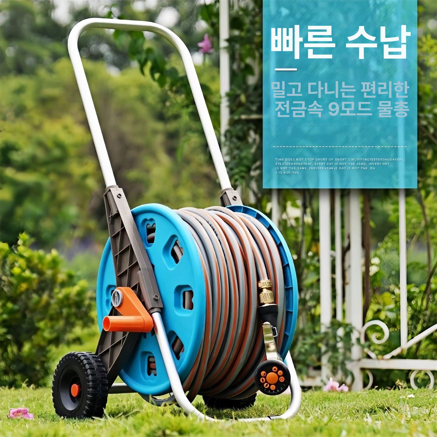 조경 호스릴 텃밭 농업용 원예 물뿌리개 미터 이동식 정원 화예 관수 릴 - 상세 이미지 5