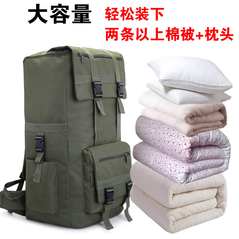 대용량 백팩 여행가방 이불 캠핑 보관 배낭 군용 120L - 상세 이미지 5